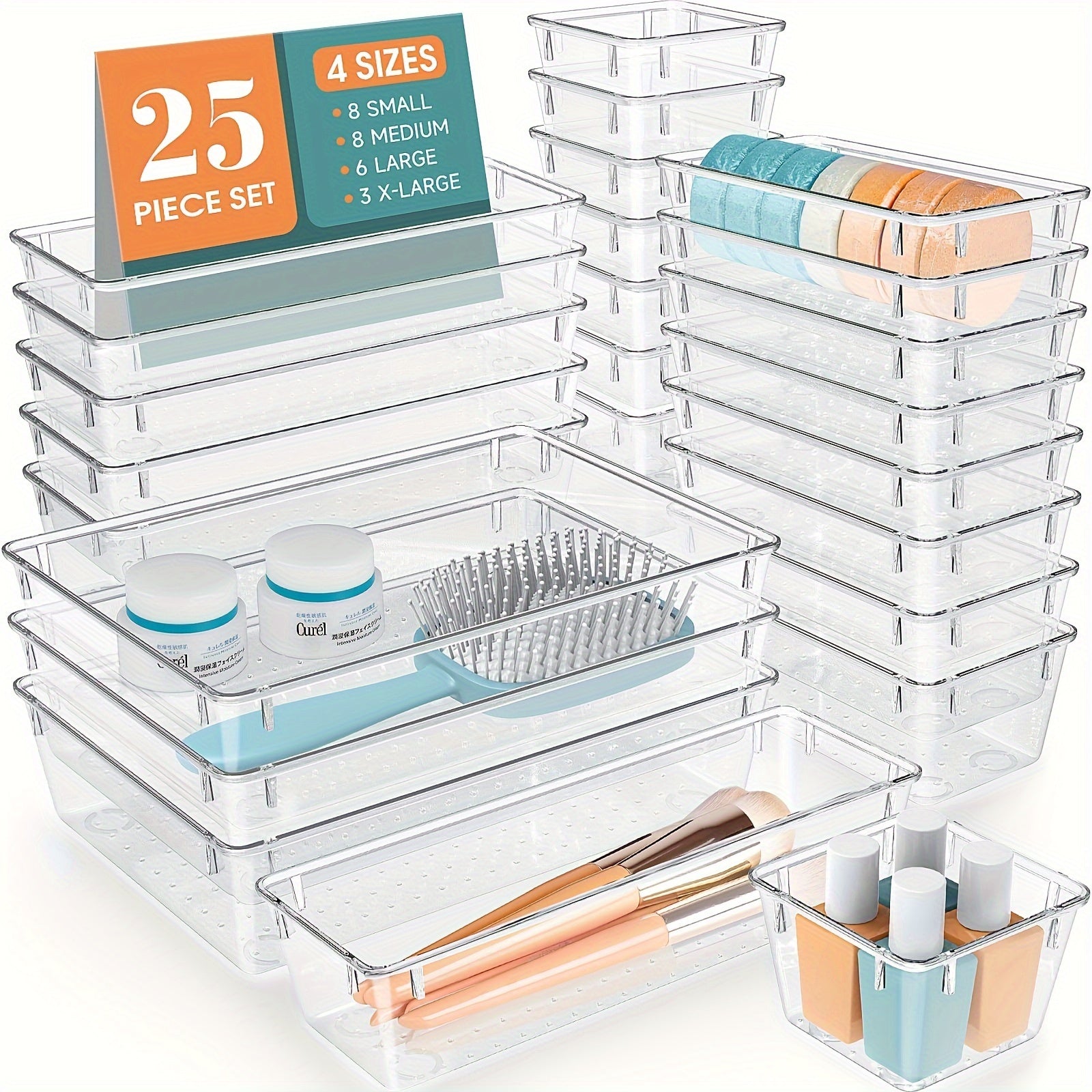 25 piece Drawer Organizer Set