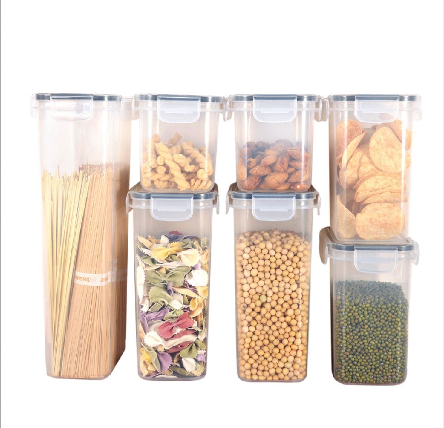 Airtight 14 Piece Plastic Food Storage