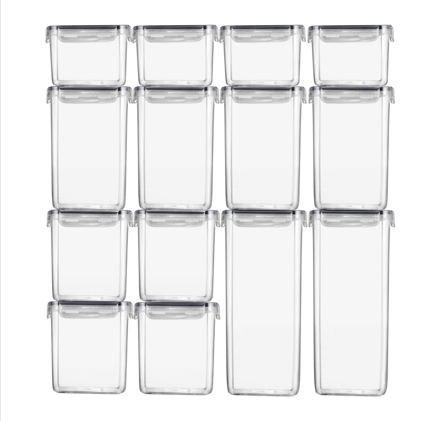 Airtight 14 Piece Plastic Food Storage