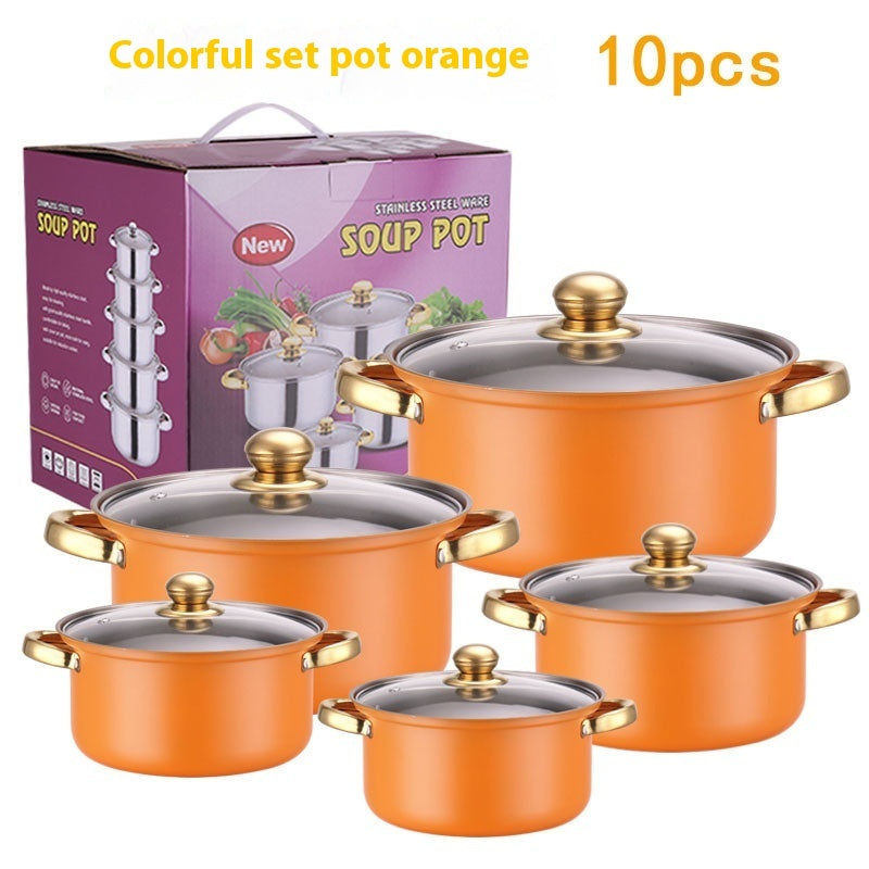 Stainless Steel Colorful Set