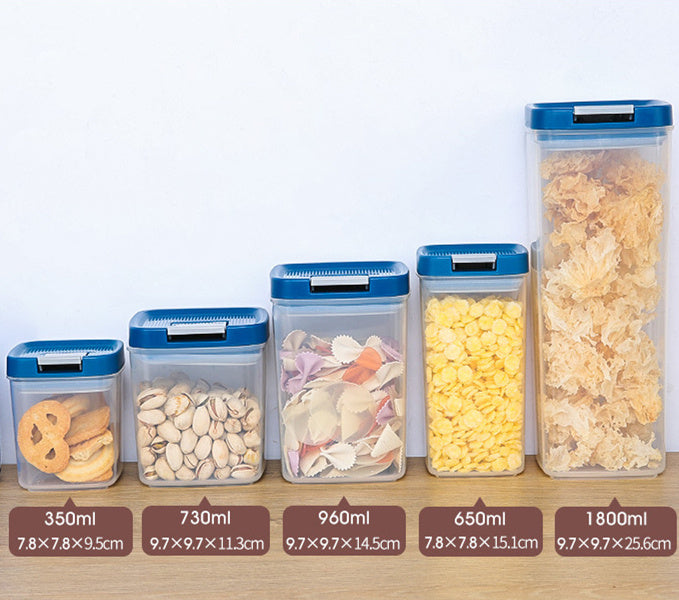 Grain Kitchen Food Storage Plastic Containers