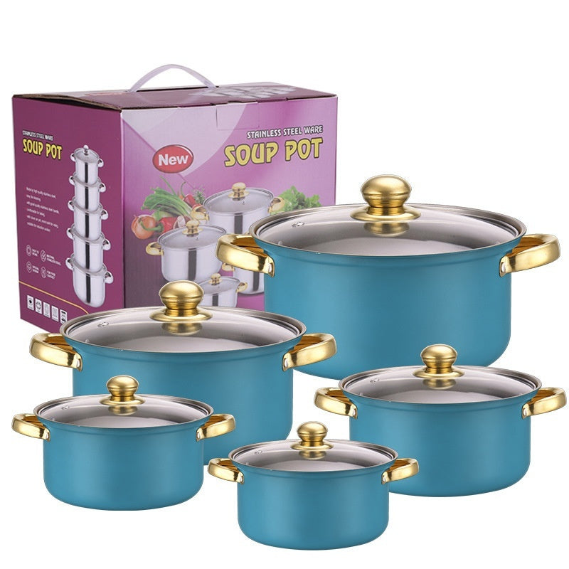 Stainless Steel Colorful Set