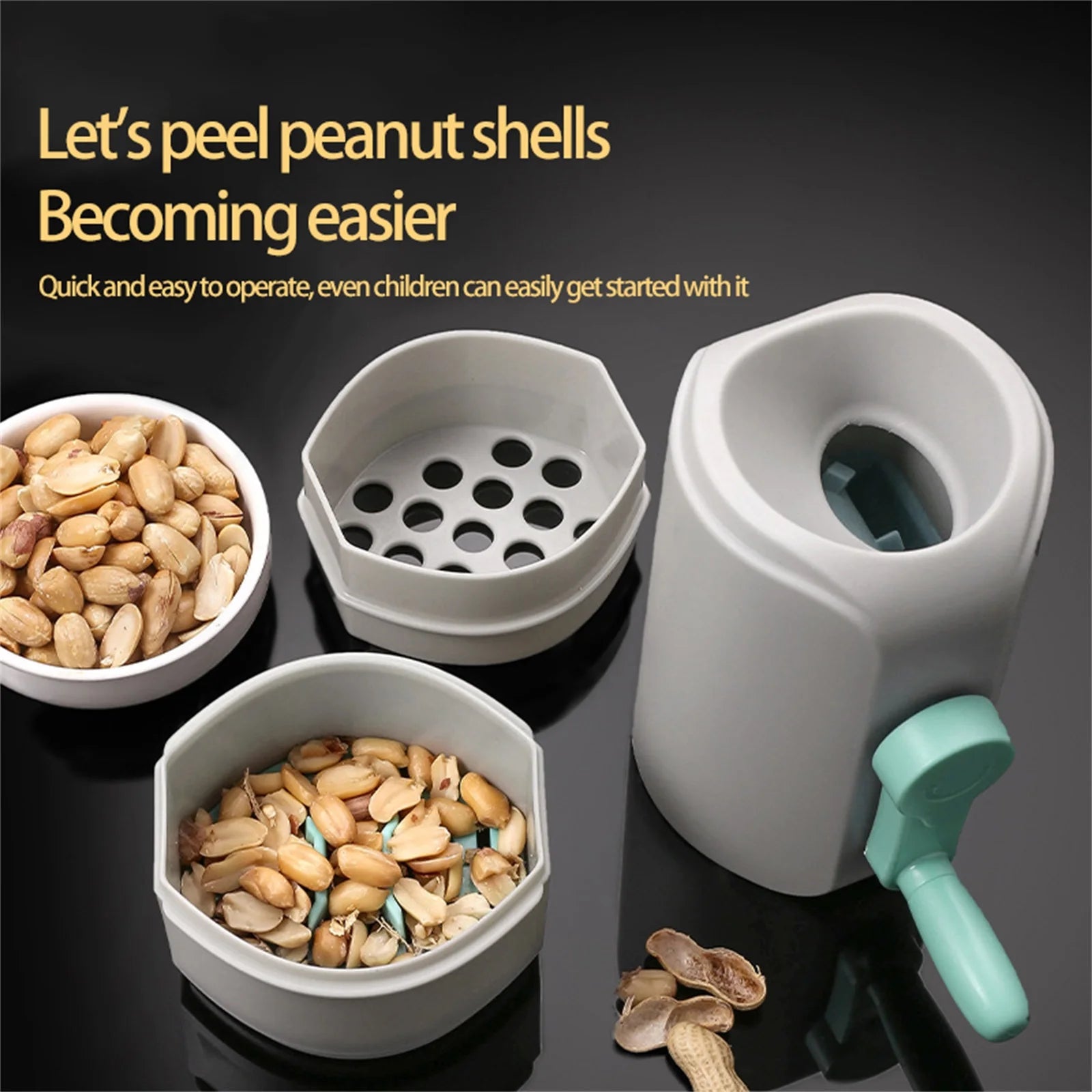 Automatic Peanut And Seeds De-Shelling Machine