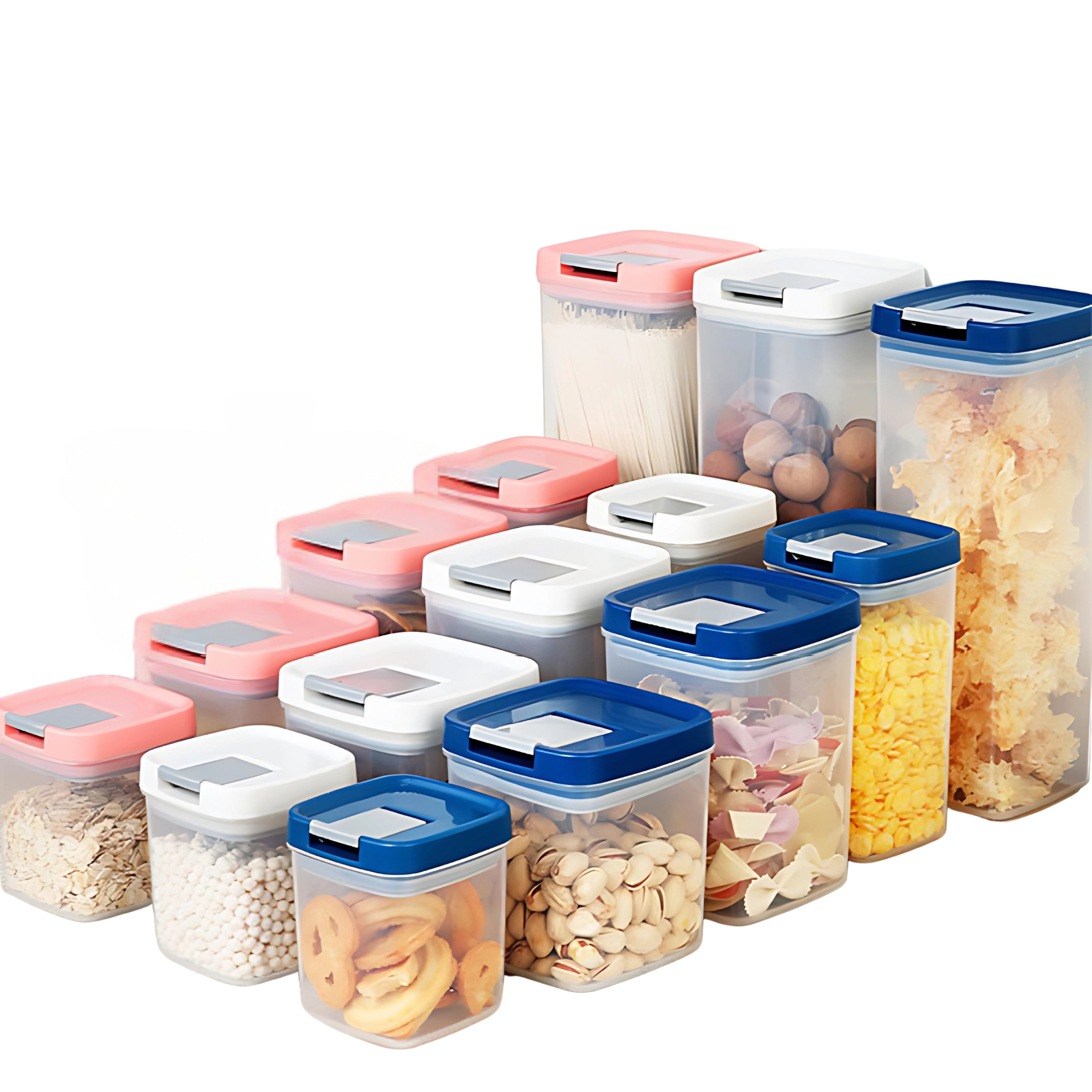 Grain Kitchen Food Storage Plastic Containers