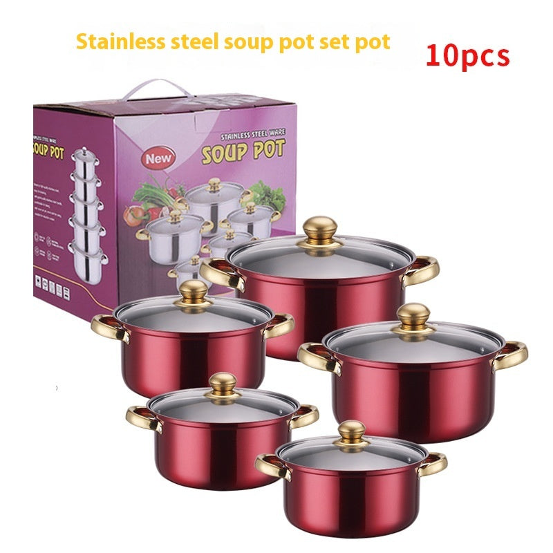 Stainless Steel Colorful Set